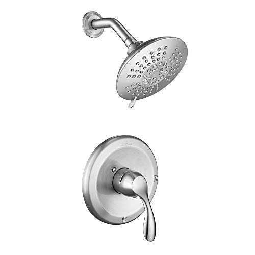HOMELODY Shower Faucet Set Pressure Balancing Shower Trim Kit (Valve Included) Single-Function Shower