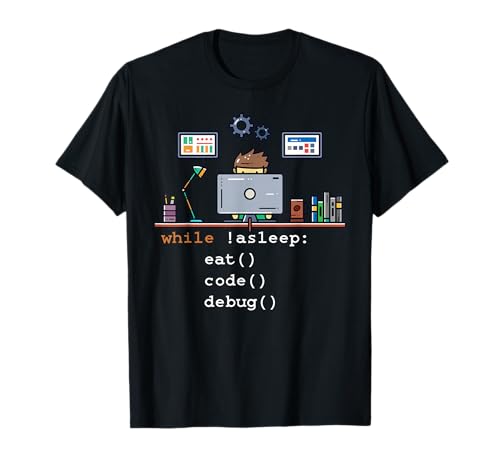 Informatique Programmeur Python Eat Code Debug T-Shirt