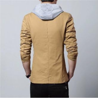 Men Street Style Hooded Blazer3