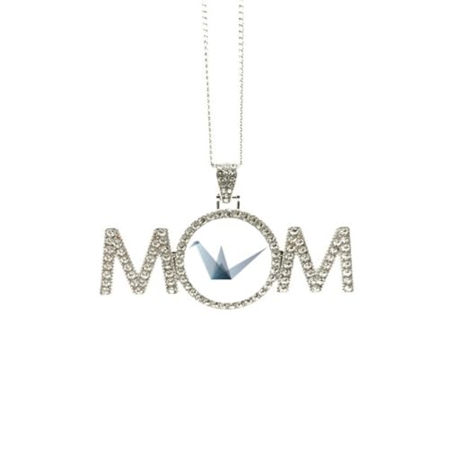 Collier grue origami géométrique bijoux d'anniversaire raffinés taille M