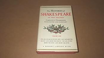 Hardcover Histories of Shakespeare Volume 1 Book