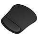 Gomin Mauspad mit Gelkissen - Ergonomisches Mousepad mit Handgelenkauflage - rutschfest und Wasserfest - Memory Foam Handballenauflage für Büro und Office - Bequeme Mausmatte für Maus, Laptop und PC