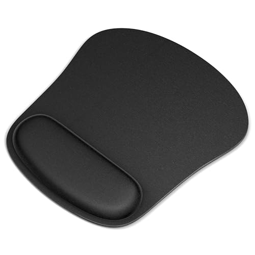 Gomin Mauspad mit Gelkissen - Ergonomisches Mousepad mit Handgelenkauflage - rutschfest und Wasserfest - Memory Foam Handballenauflage für Büro und...