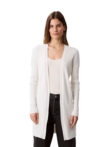 Calvin Klein Women's Smooth Cotton Rib Sweater Duster