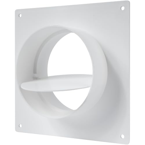 Connettore Ventilazione Connettore Per Condotti Ventilazione 10 Cm - Flangia Dritta In Plastica ABS Per HVAC Lamiera Zincata