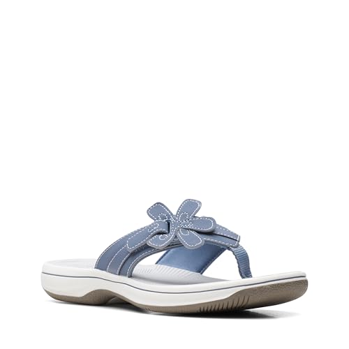 Image of Clarks Women's Brinkley Flora Cloudsteppers Flip-Flops