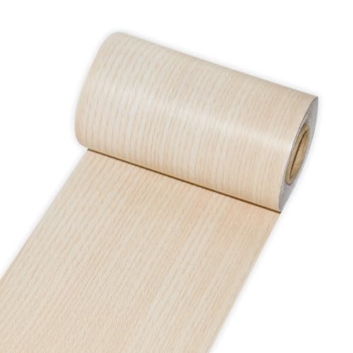 Image of Self Adhesive Grain Tape for Mirrors, 4 inch X 32 ft Decorative Duct Tape Wood Repair Tape, Grayish White Wood Grain Repair Patch for Tables, Floor, Bathroom, Cabinets, Handicraft DIY