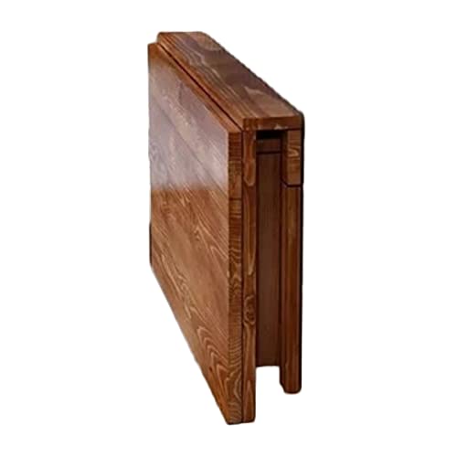 Bureau flottant mural en bois 80cm meuble de rangement rabattable pour gain de place