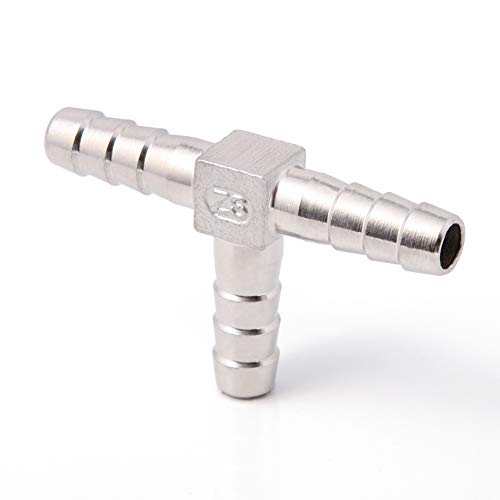 Metaland Acciaio Inossidabile 3/4" Tubo Barb Tee 3 Way T A Forma Di Co2 Splitter - 2