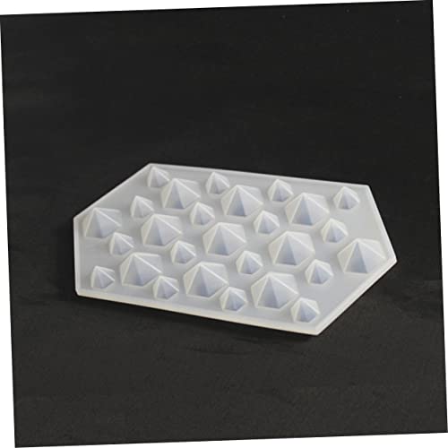 Molde de silicona para cubos de hielo en forma de diamante miniatura 3