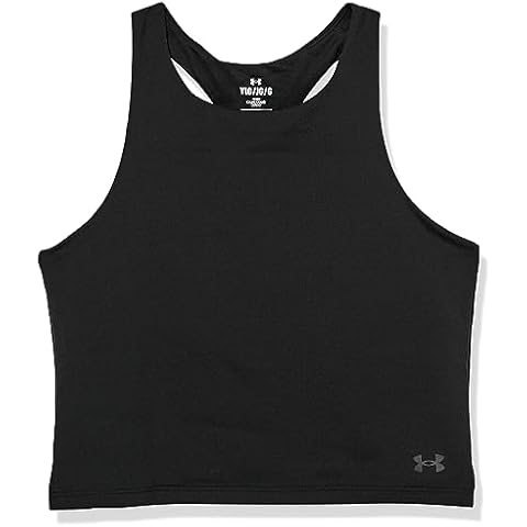 Under Armour Girls' Motion Crop Tank Top Cover