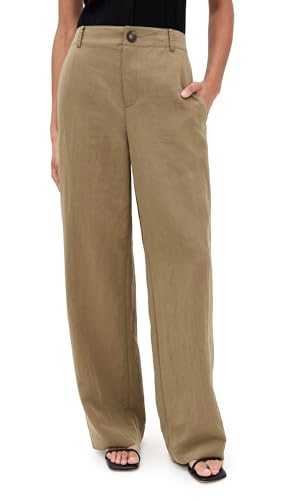 Vince Women's Mid Rise Relaxed Wide Leg Pants