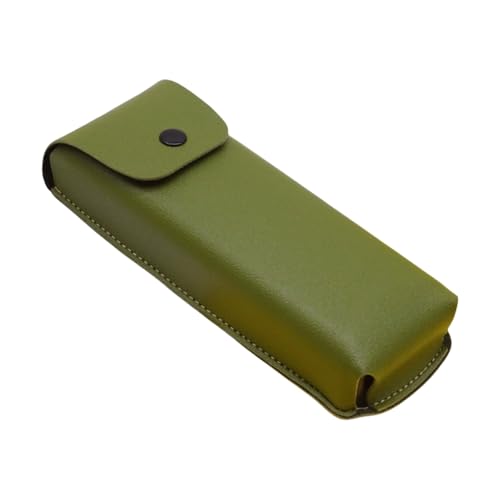 Image of Vintage PU leather Sunglasses Case Portable Protective Case for Glasses