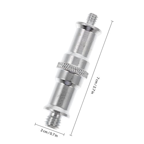 Adaptador de tornillo de acero inoxidable para evitar holguras en trípodes 2