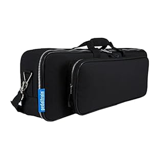 Familiar Pedaltrain soft case styling Exterior accessory storage pocket (sizes vary by model) Platinum SBS zippers on main compartment and accessory storage pocket Premium shoulder strap with padded shoulder pad and enhanced swivel clasp Water-resist...