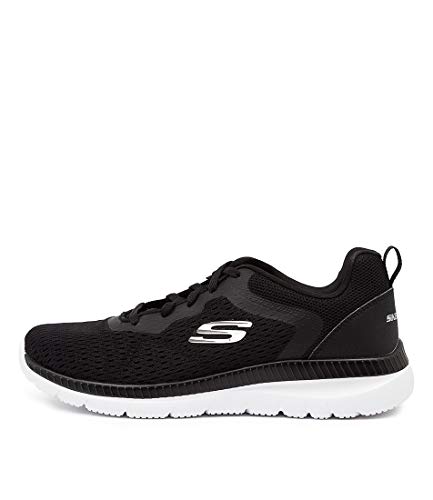 Skechers Imperio-qui, Zapatillas Mujer, Negro, 37 EU