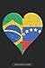 Planner: Brazilian Venezuelan Flag Combined To Heart Jigsaw Puzzle Flags Of Brazil Venezuela