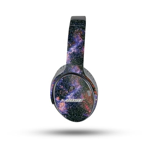 Image of MightySkins Glossy Glitter Skin Compatible with Bose QuietComfort 35 II Headphones - Andromeda | Protective, Durable High-Gloss Glitter Finish | Easy to Apply, Remove, and Change Styles