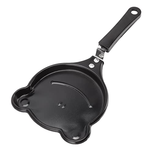 CHICIRIS Mini padella antiaderente per friggere frittelle in ferro inox resistente ai graffi, aspetto liscio per la (rana)