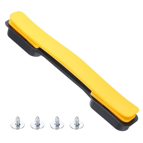 Leggero e resistente: la cinghia di trasporto della maniglia della valigia è realizzata in plastica durevole, che è leggera ma abbastanza forte da sopportare il peso e lo stress dei bagagli, resistente all'usura e agli strappi, fornendo una presa comoda e una leva adeguata durante il sollevamento.