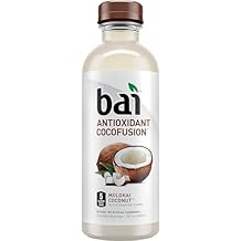 Bai Cocofusions Molokai Coconut, Antioxidant Infused Beverage, 18 Fl. Oz. Bottles Pack of 12