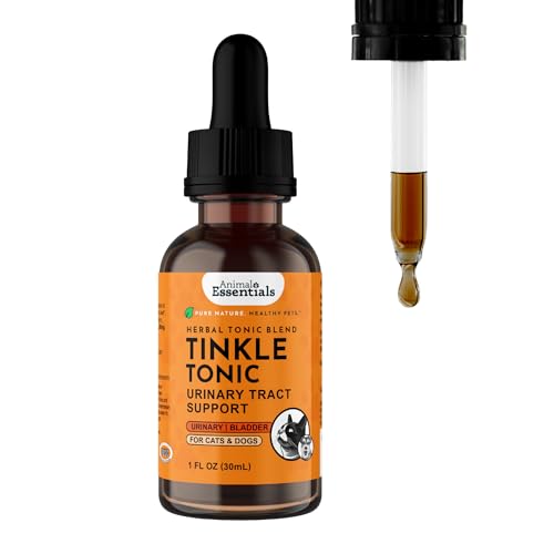 Animal Essentials Tinkle Tonic for Dogs & Cats - Urinary Tract Support, Cat Urinary Supplement, Urinary & Bladder Support Herbal Formula - 1 fl oz