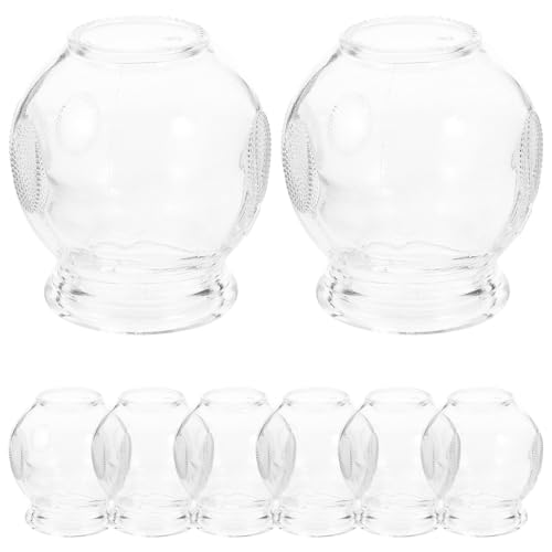 Ventouses à vide en verre lot de 8 pour massage dos et bras à la maison