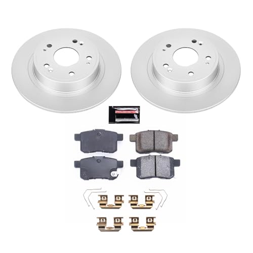 Image of PowerStop Z17 Brake Pad & Fully Coated Rotor Kit Rear CRK5368
