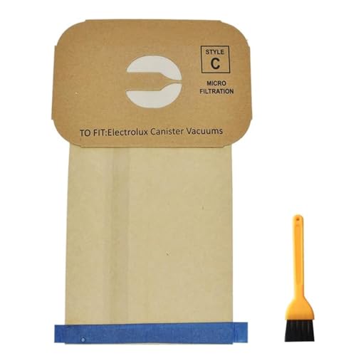 La Mejor Lista de Bolsas para aspiradores de trineo para comprar online. 43 Paquete de 26 bolsas de papel ecológicas for aspiradoras Electrolux, compatibles con aspiradoras de trineo, bolsas de repuesto estilo C.