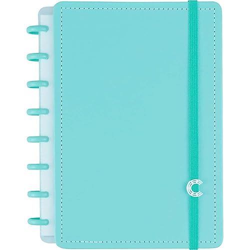 NOVITATE IND E COM DE ART E PAPE E MAT DE ESCR Cuaderno inteligente, A5, color aguamarina, 155 x 220 mm, 80 hojas