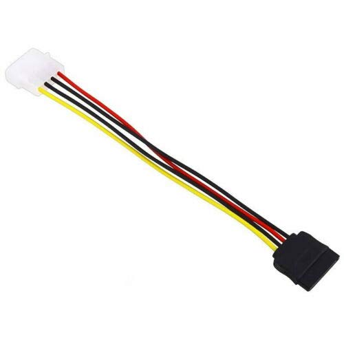 Cable adaptador de alimentación SATA 15 pines a Molex IDE 4 pines