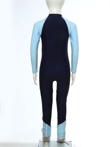 Kids Unisex One Piece Rash Guard Zipper Swimwear Long Sleeve Bathing Suit Jumpsuit Surfing Wetsuit4