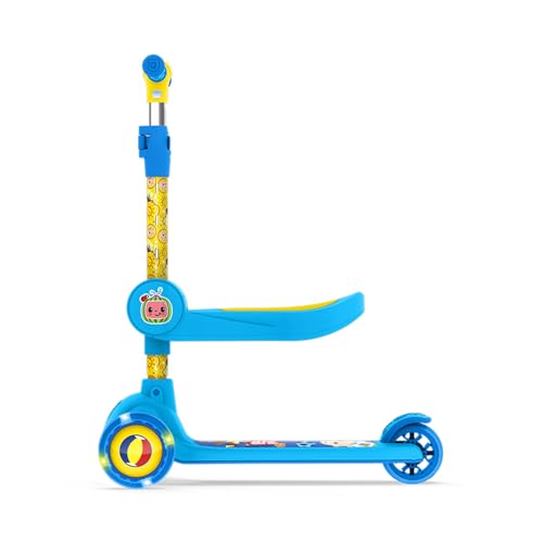 Image of Jetson Character Kids Kick Scooter, LED Lights on Stem & Light-Up Wheels, Lightweight Frame, Height-Adjustable Handlebar, Lean-to-Steer System, Easy-Fold Mechanism