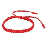 PATIKIL Braccialetto Intrecciato, Uomini Donne Corda Tibetana Braccialetto Manufatto Fortu...