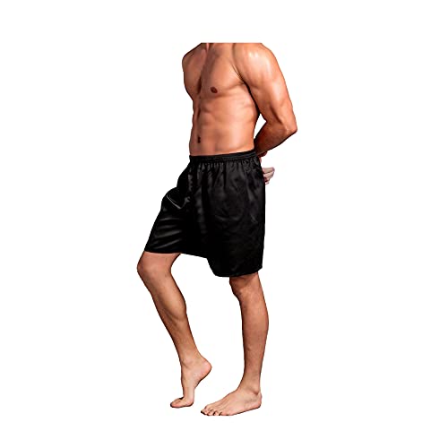 Beach Shorts Swim Short Pants Men Pajama Casual Breechcloth Pure Color Elastic Waist Sports Trunks4