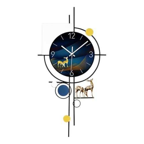 Horloge murale salon tv decoration murale créative
