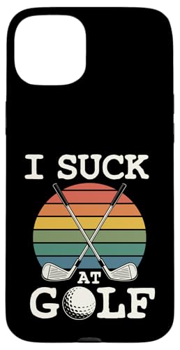 I Suck At Golf Loser Dad ȃW[N St X}zP[X iPhone 15 Plus p