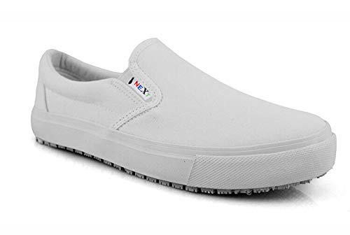 Laforst Next Gen Footwear Women's Sandy 3319 Slip Resistant Sneaker, White, 11