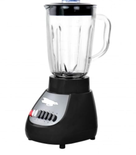 10 Speed 350 Watt Glass Jar Blender in Black