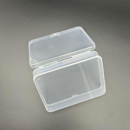 Image of 12 Pcs Clear Small Plastic Storage Containers with Lids, Ideal for Craft Supplies, Jewelry, Small Toys, Beads, Office & Household Organization