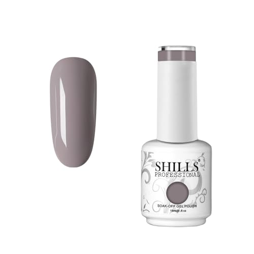 Image of SHILLS PROFESSIONAL UV /LED Soak Off Gel Polish (Gel Nail Polish) Nail Art Nail Polish Color Shade 164, Glossy Finish, 15ml
