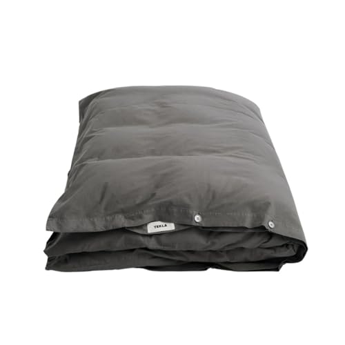 [�e�N��]�|���z�c�J�o�[ 150×210 �V���O�� �_�[�N�O���[ DARK TAUPE COTTON PERCALE DUVET COVERS PPD-DT