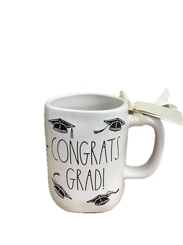 Taza de café cerámica Rae Dunn Graduación 12 onzas miniatura 1