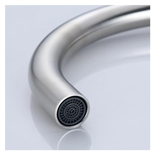 Grifo de cocina acero inoxidable 304 monomando gris 7