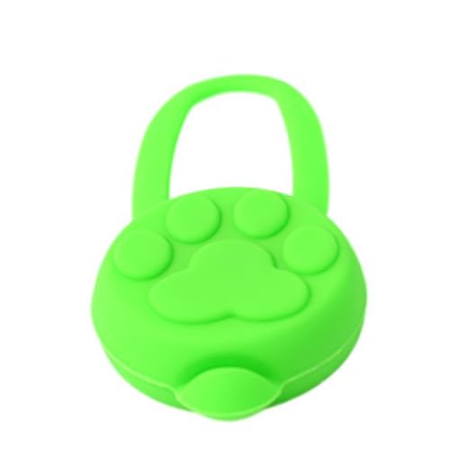 LED pediente Luminoso de Silicona Collar de Perro LED en el Color Verde de la Marca PRECORN