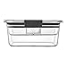 Rubbermaid Brilliance Food Storage Salad Container, Medium Deep, 4.7 Cup, Clear