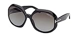 Taglia 62/17/135 Tom Ford Occhiali da Sole GEORGIA-02 FT 1011 Black/Smoke Shaded 62/17/135 donna