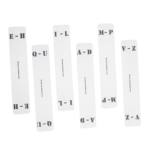 Ciieeo 6stücke Teiliges Cd Schallplatten Trennkarten Aus Acryl Praktische Alphabetische Sortierung Für Schnelle Auffindbarkeit Von Musik- Und Schallplatten Ciieeo 6stücke Teiliges Cd Schallplatten Trennkarten Aus Acryl Praktische Alphabetische Sortierung Für Schnelle Auffindbarkeit Von Musik- Und Schallplatten