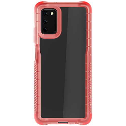 Image of Ghostek Covert Samsung A03s Case with Clear Slim Fit Design and Anti-Slip Grip Bumper Premium Shockproof Protection Thin Protective Phone Cover Designed for 2021 Samsung Galaxy A03s (6.5 Inch) (Pink)