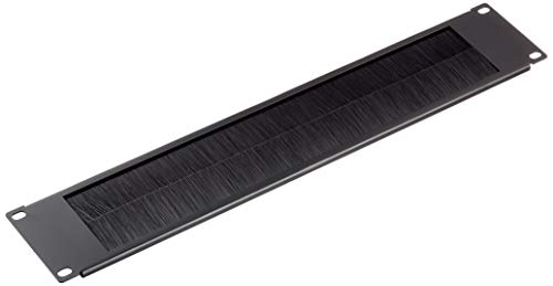 Preisvergleich Produktbild Delock 19 Kabelmanagement Bürstenleiste 2 HE schwarz